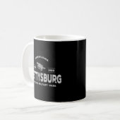 Gettysburg Park 1863 National Military Park Kaffeetasse (Vorderseite Links)
