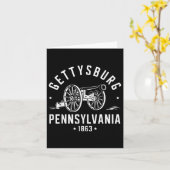 Gettysburg Pennsylvania 1863 Gefechtsfeldkrieg Ziv Karte (Gelbe Blume)