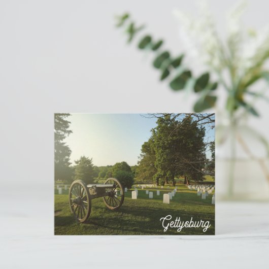 Gettysburg Pennsylvania Friedhof des Zivilen Krieg Postkarte (Stehend Vorderseite)