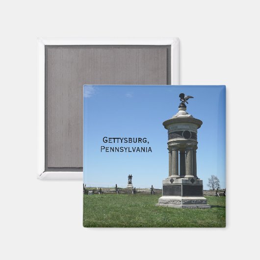 Gettysburg, Pennsylvania Magnet (Vorderseite/Rückseite)