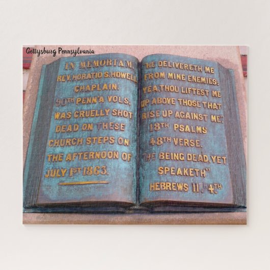 Gettysburg Pennsylvania Puzzle (Horizontal)