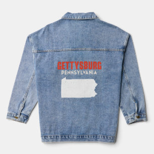Gettysburg Pennsylvania USA Staat America Travel Jeansjacke