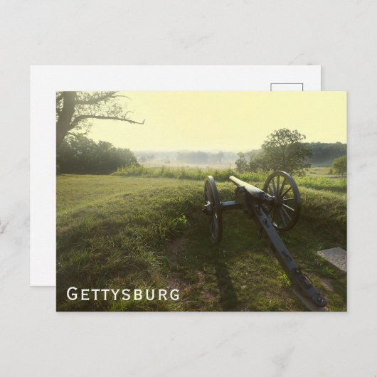 Gettysburg Pennsylvania Ziviler Krieg Schlachtfeld Postkarte (Vorne/Hinten)