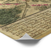 Gettysburg-Plan Poster (Ecke)