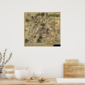 Gettysburg-Plan Poster (Küche)