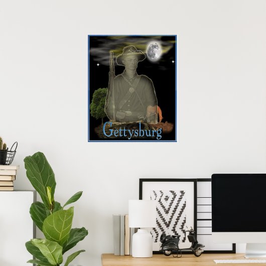 Gettysburg-Poster Poster (Heimbüro)