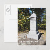 Gettysburg Postkarte (Vorne/Hinten)