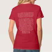 Gettysburg Rede Abraham Lincoln 19.11.1863 T-Shirt (Rückseite)