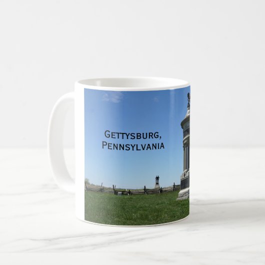 Gettysburg-Schlachtfeld Kaffeetasse (Vorderseite Links)