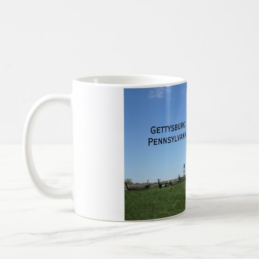 Gettysburg-Schlachtfeld Kaffeetasse (Links)
