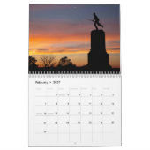 Gettysburg-Schlachtfeld Kalender (Feb 2027)