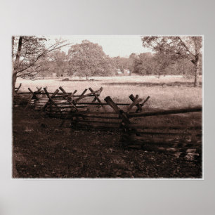 Gettysburg - Schlachtfeld-Plakat #1 Poster