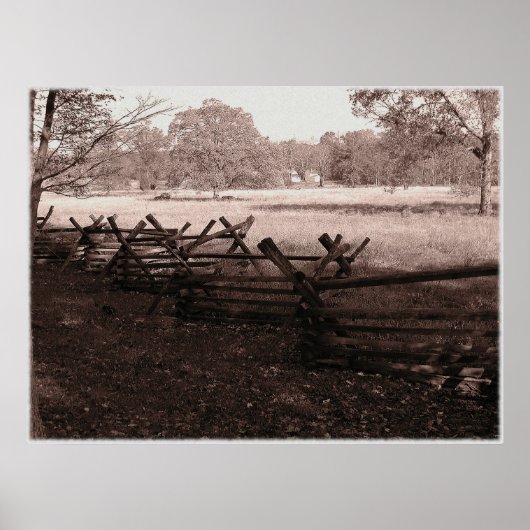 Gettysburg - Schlachtfeld-Poster #1 Poster (Vorne)