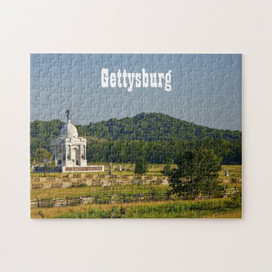 Gettysburg-Schlachtfeld-Puzzlespiel Puzzle (Horizontal)