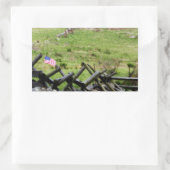 Gettysburg-Schlachtfeld Rechteckiger Aufkleber (Tasche)