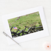 Gettysburg-Schlachtfeld Rechteckiger Aufkleber (Umschlag)