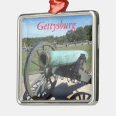 Gettysburg-Schlachtfeld-Verzierung Silbernes Ornament (Links)