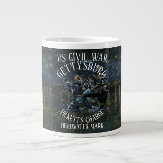 GETTYSBURG SEZESSIONSKRIEG PICKETTS CHARGE Jumbo-Tasse (Vorderseite)