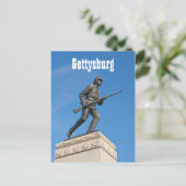 Gettysburg Statue I Postcard Postkarte (Stehend Vorderseite)