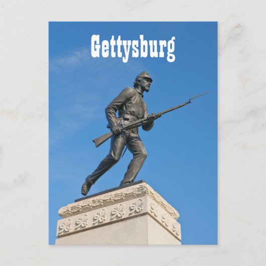 Gettysburg Statue I Postcard Postkarte (Vorderseite)