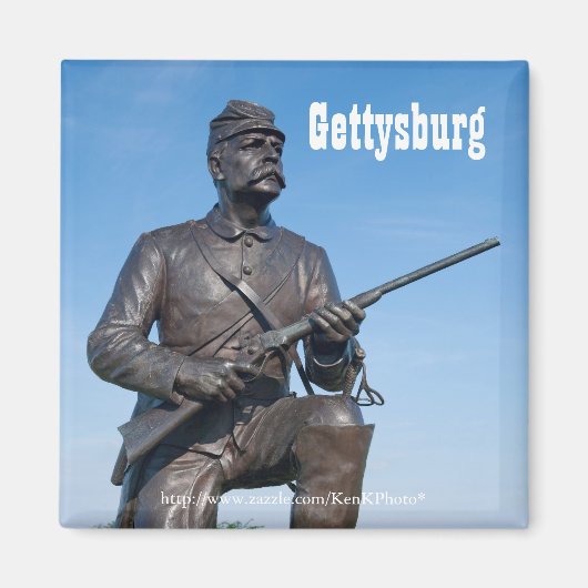 Gettysburg Statue II Magnet (Vorne)
