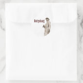 Gettysburg Statue III Sepia Sketch Sticker (Tasche)