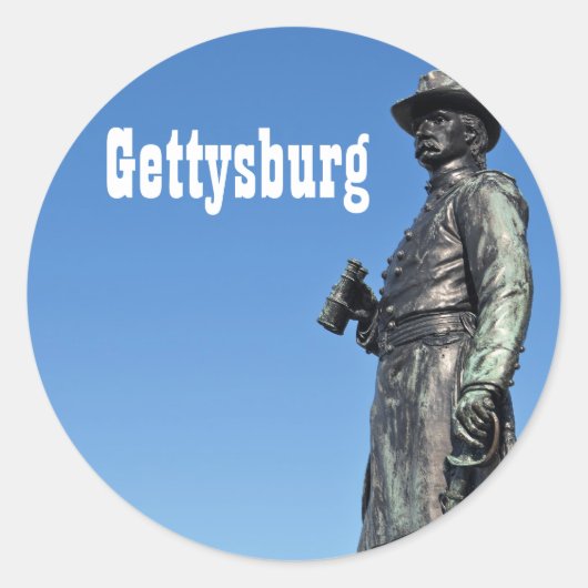 Gettysburg Statue III Sticker (Vorderseite)