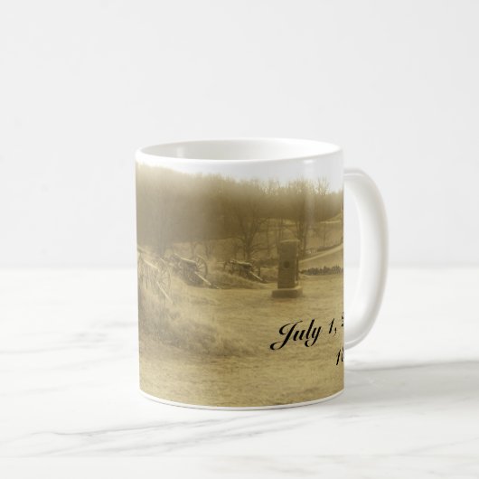 Gettysburg-Tasse Kaffeetasse (VorderseiteRechts)