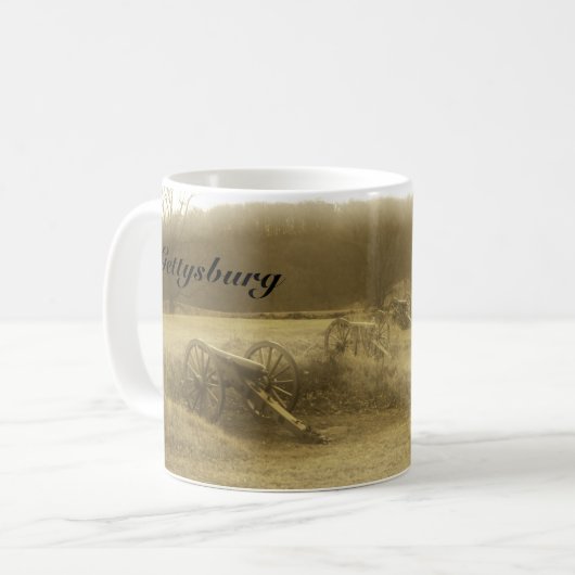 Gettysburg-Tasse Kaffeetasse (Vorderseite Links)