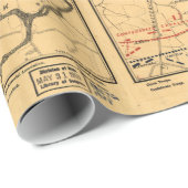 Gettysburg u. Nähe-Truppe bringt am 3. Juli 1863 Geschenkpapier (Rolleneckpunkt)