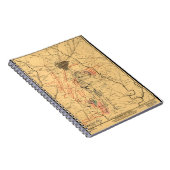 Gettysburg u. Nähe-Truppe bringt am 3. Juli 1863 Notizblock (Rechte Seite)