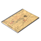 Gettysburg u. Nähe-Truppe bringt am 3. Juli 1863 Notizblock (Linke Seite)