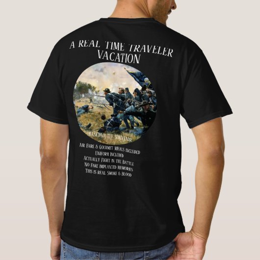 GETTYSBURG US ZIVILER KRIEG T-Shirt (Rückseite)