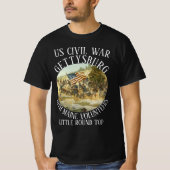 GETTYSBURG US ZIVILER KRIEG T-Shirt (Vorderseite)