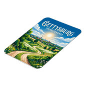 Gettysburg USA Magnet (Linke Seite)