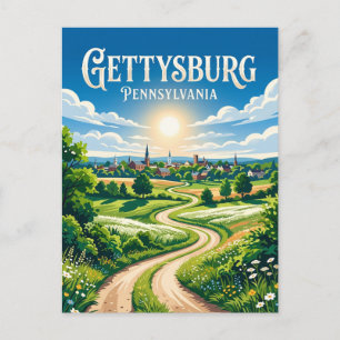 Gettysburg USA Postkarte