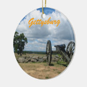Gettysburg-Weihnachtsverzierung Keramik Ornament (Links)