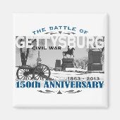 Gettysburger Schlacht 150 Jahrestag Magnet (Vorne)
