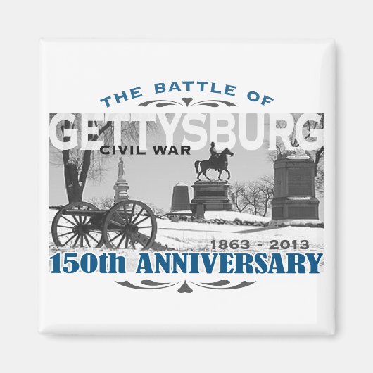 Gettysburger Schlacht 150 Jahrestag Magnet (Vorne)