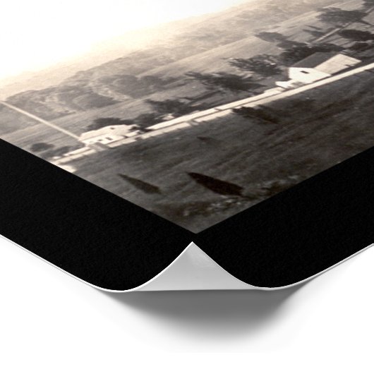 Gettysburger Schlachtfeld-Foto 1918 Poster (Ecke)