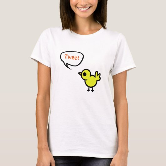 Getweetet Bird-Shirt T-Shirt (Vorderseite)