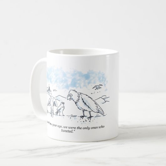 Getweetet Tasse (Vorderseite Links)
