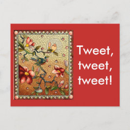 Getweetet Tweet getweetet Postkarte