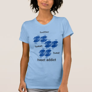 getweetet Twitter tweete süchtig T-Shirt