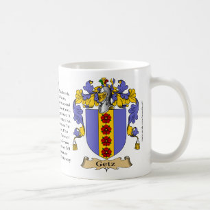 Getz, der Ursprung, die Bedeutung und das Wappen Kaffeetasse