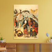Geübtes Dog Act Theatrales Poster Leinwanddruck (Insitu (Wohnzimmer))