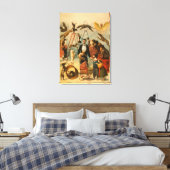 Geübtes Dog Act Theatrales Poster Leinwanddruck (Insitu (Schlafzimmer))