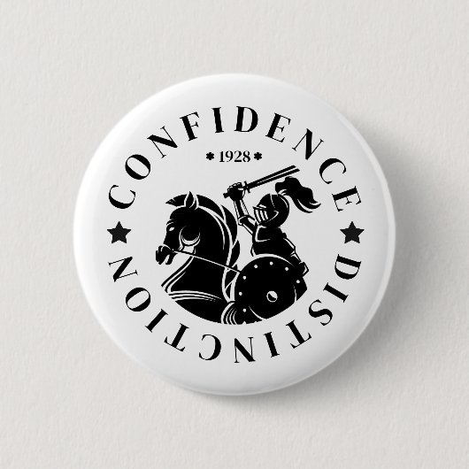 GEUEE Vintage Ritter Serie Button (Vorderseite)