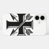 GEUEE Vintage-Ritter-Serie Case-Mate iPhone Hülle (Rückseite (Horizontal))
