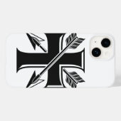 GEUEE Vintage-Ritter-Serie Case-Mate iPhone Hülle (Rückseite (Horizontal))